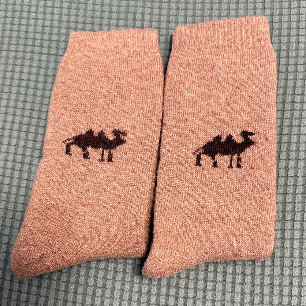 Camel Design Termo Socks New 85% Camel Wool Size M-L